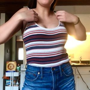 Madewell Striped Knit Tank